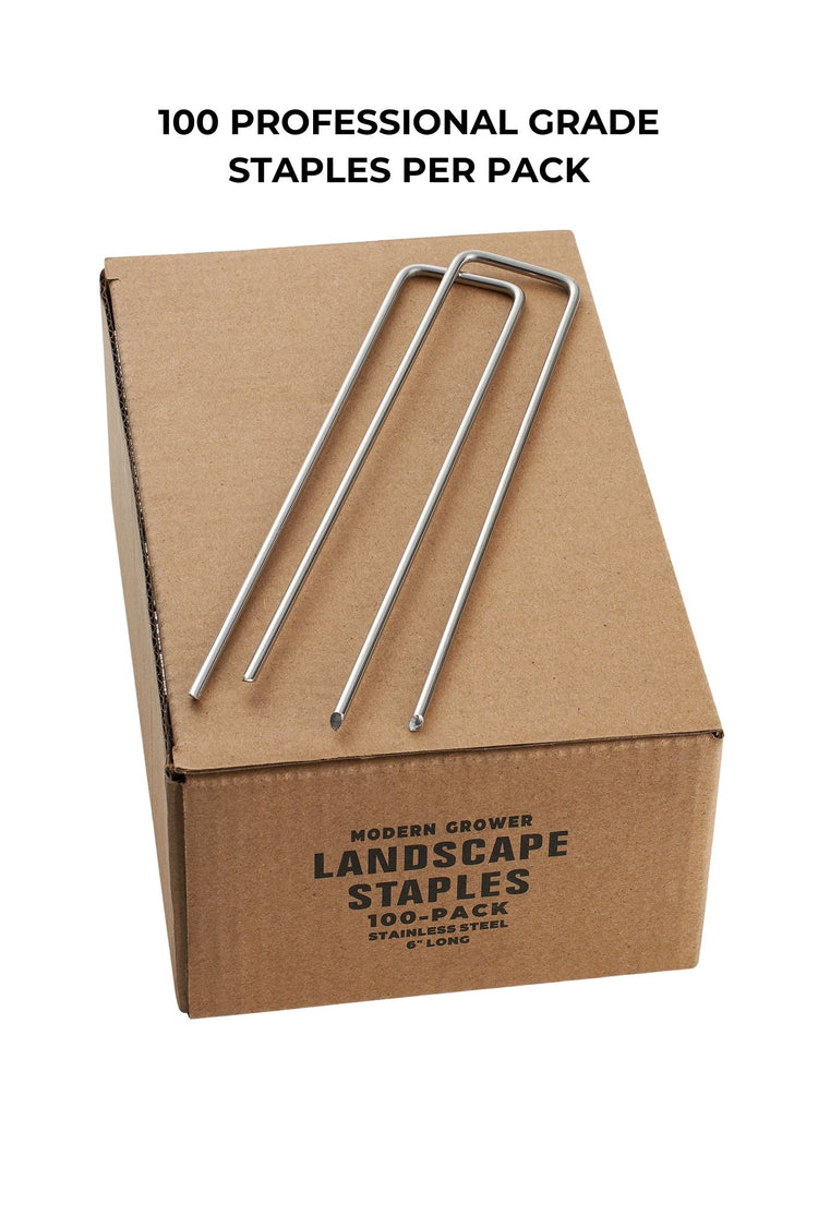 Stainless Steel Landscape Staples - Modern Grower