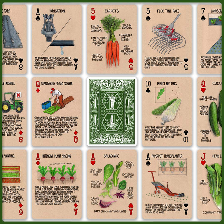 Market Garden Playing Cards - Modern Grower