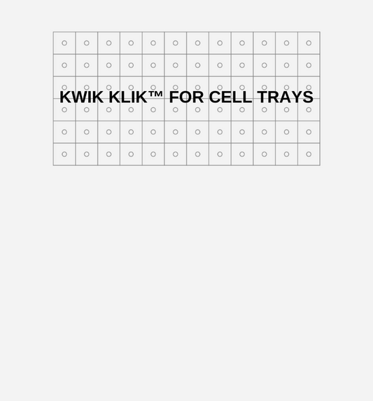 Kwik Klik Drop Seeder FOR CELL TRAYS