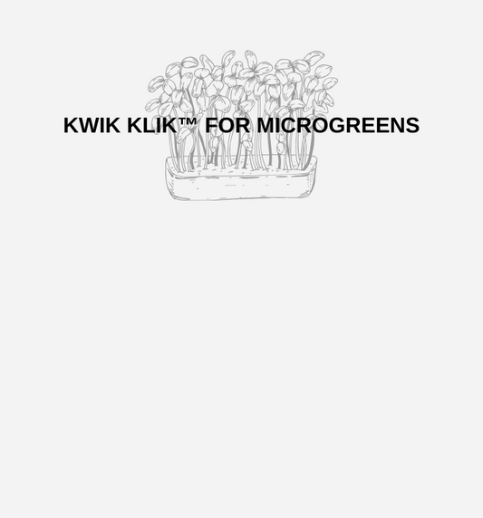Kwik Klik Drop Seeder for Microgreens