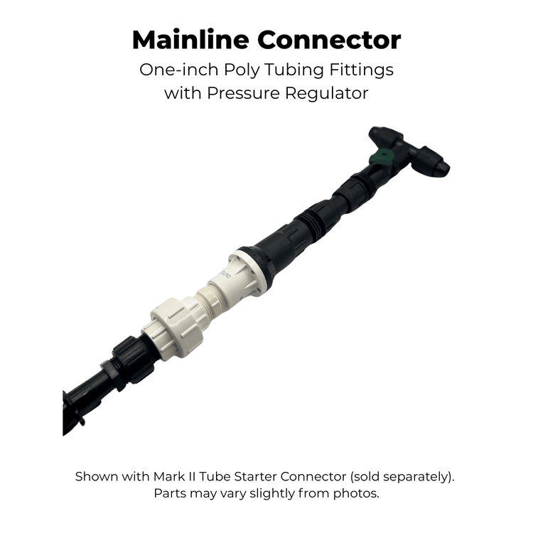 Sumi Soaker 1" Mainline Connector – Poly & PVC - Modern Grower