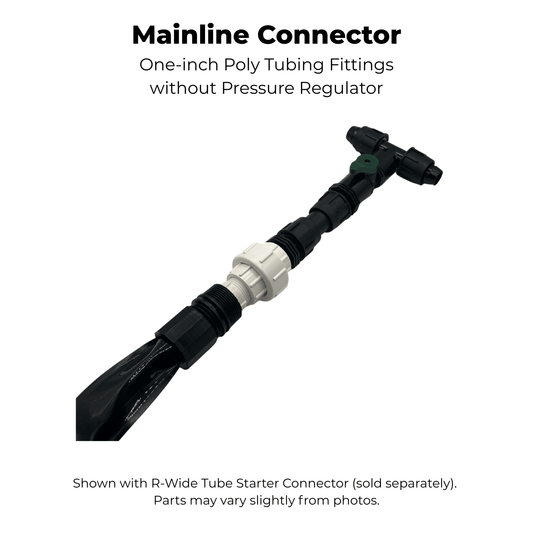 Sumi Soaker 1" Mainline Connector – Poly & PVC - Modern Grower