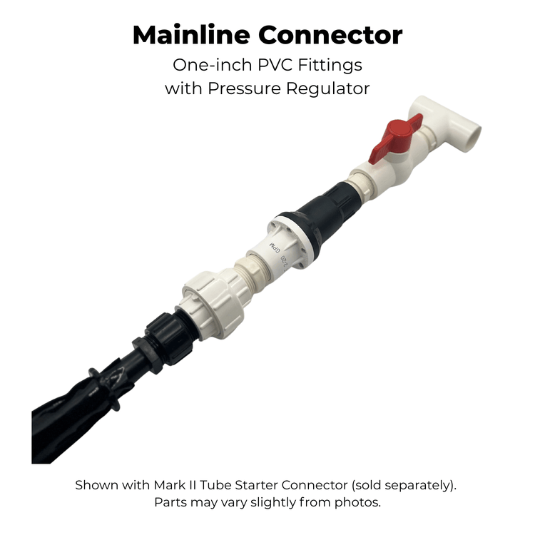 Sumi Soaker 1" Mainline Connector – Poly & PVC - Modern Grower